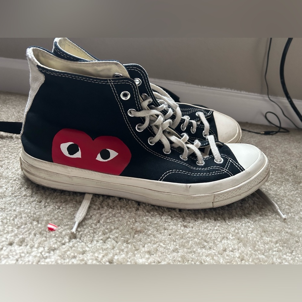 Used(in good condition) Converse x PLAY Comme des Garçons Chuck 70